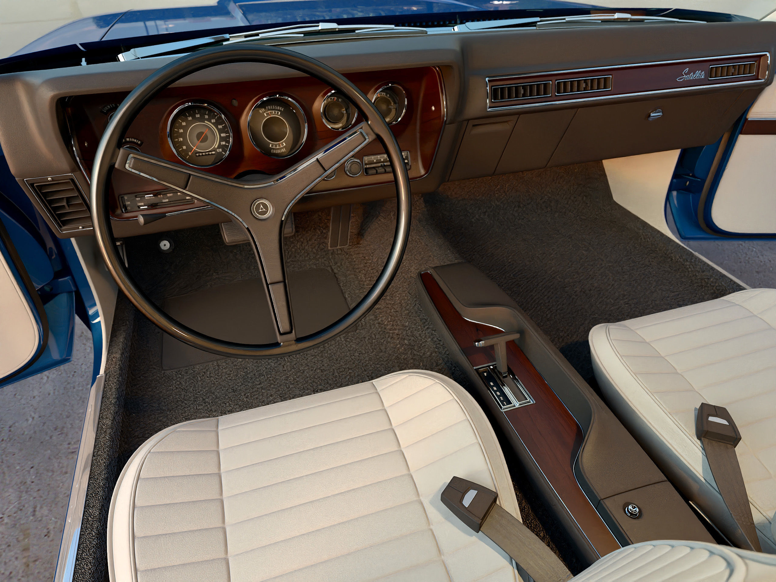 Plymouth Satellite 1971 3D model_8