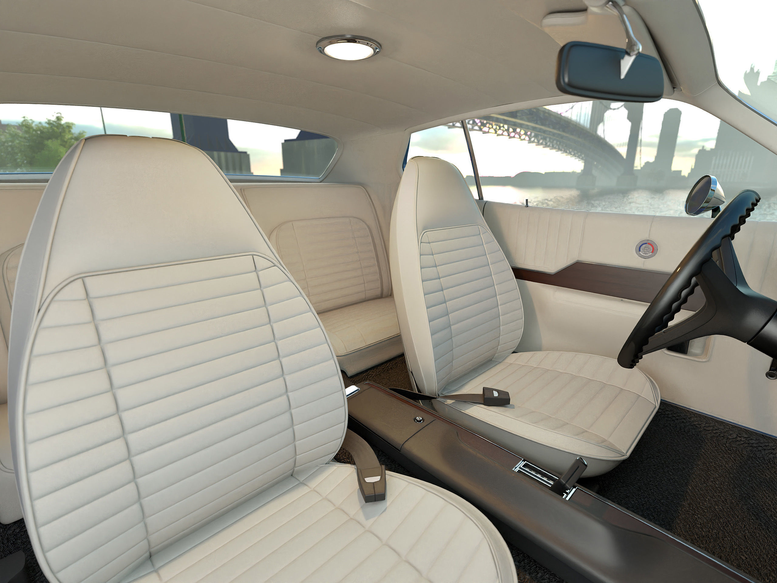 Plymouth Satellite 1971 3D model_10