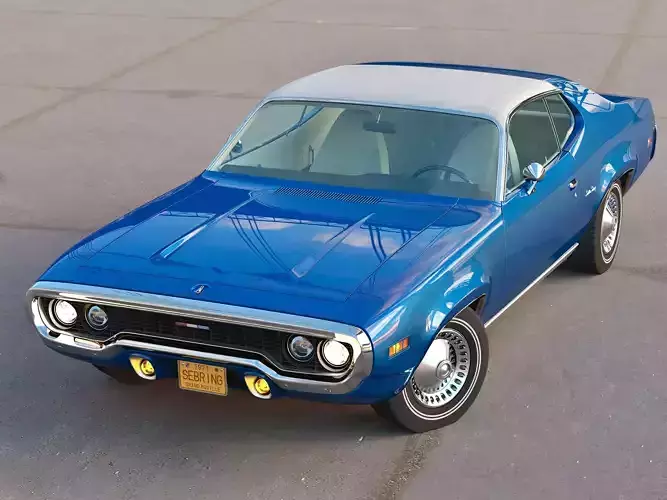 Plymouth Satellite 1971 3D model