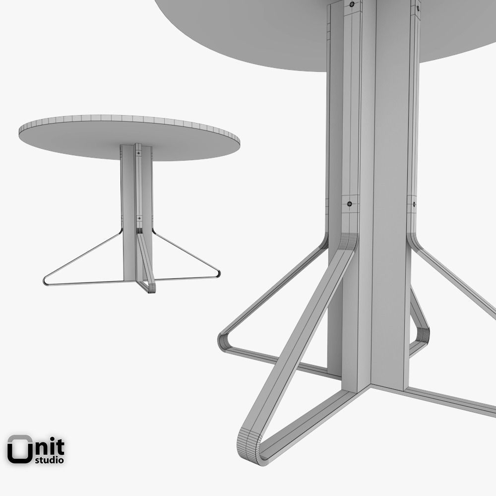 Artek Reb 003-004 Kaari Table 3D model_13