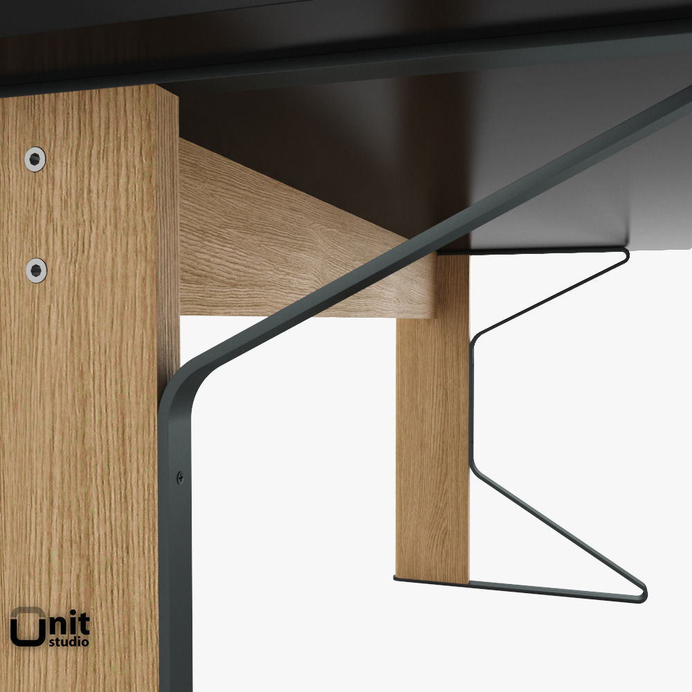 Artek Reb 005 Kaari Desk 3D model_2