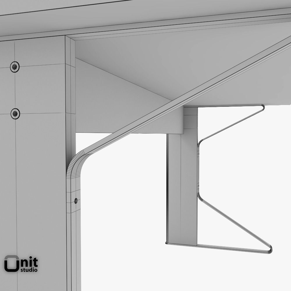Artek Reb 005 Kaari Desk 3D model_11