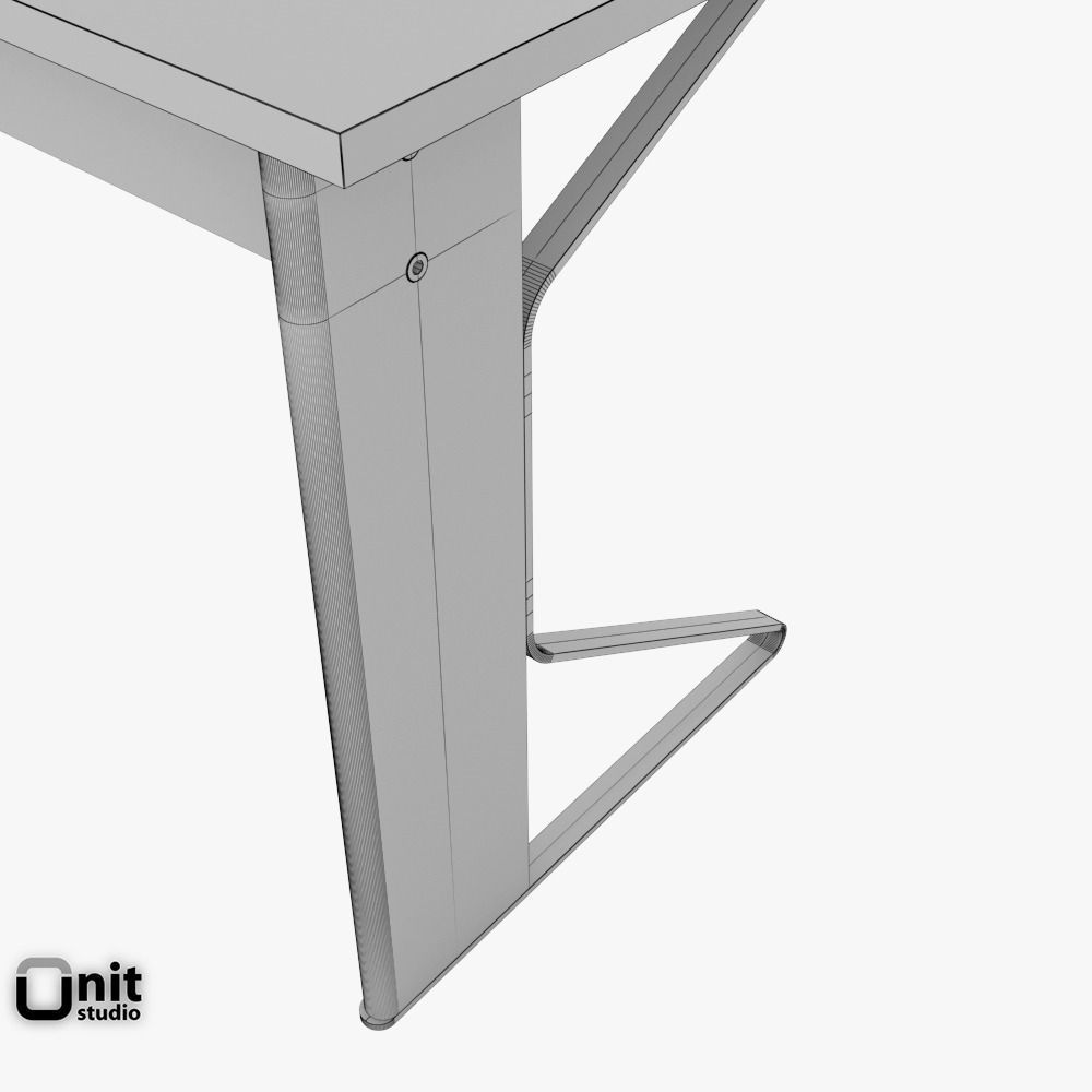Artek Reb 005 Kaari Desk 3D model_12