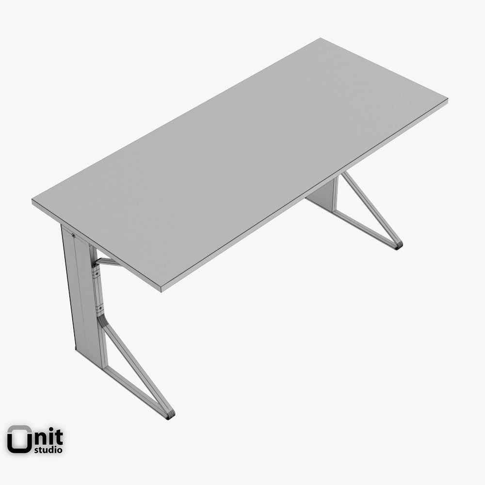 Artek Reb 005 Kaari Desk 3D model_9