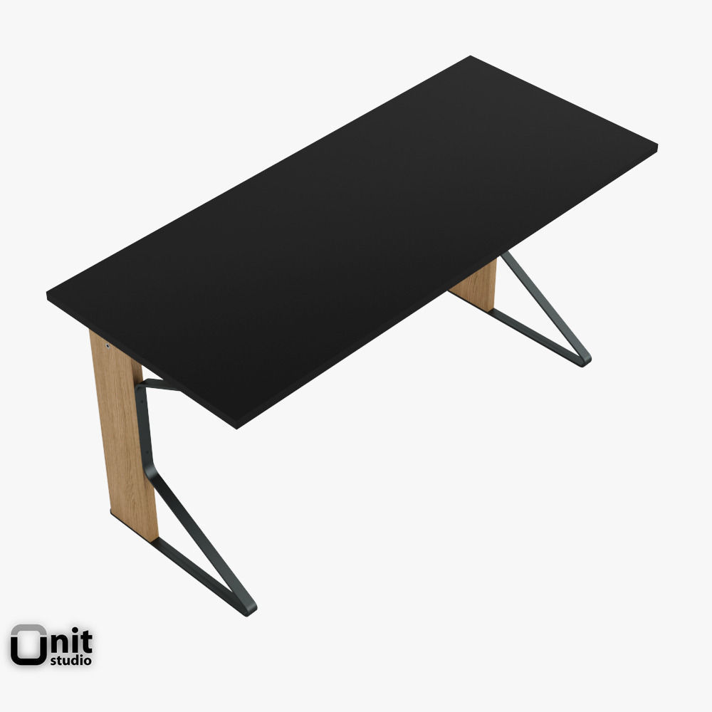 Artek Reb 005 Kaari Desk 3D model_1