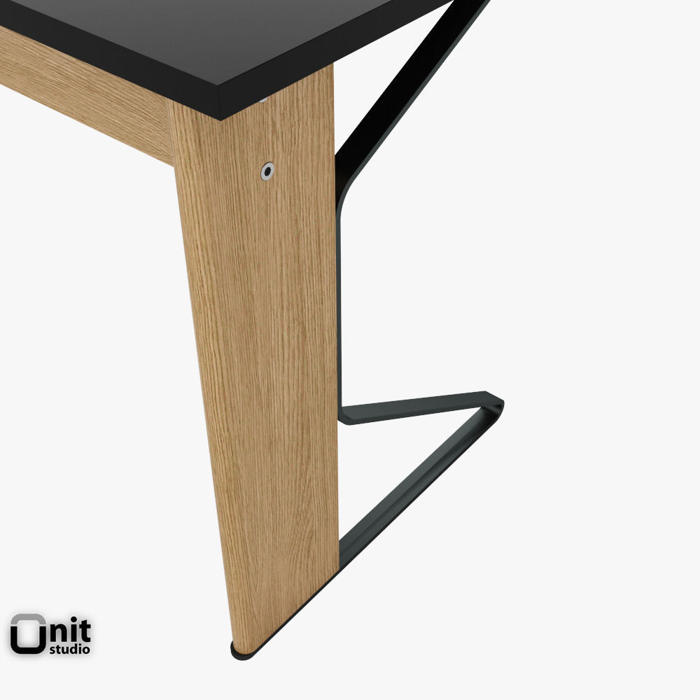 Artek Reb 005 Kaari Desk 3D model_3