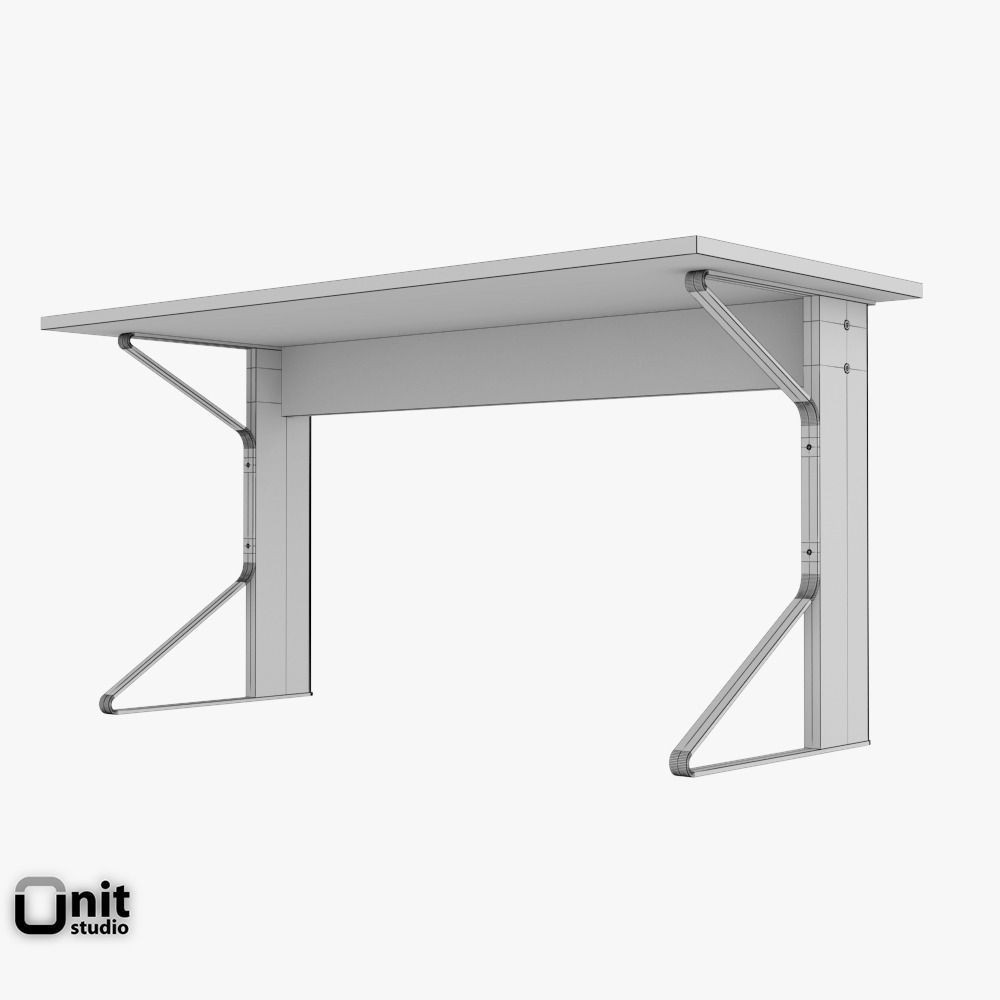 Artek Reb 005 Kaari Desk 3D model_10