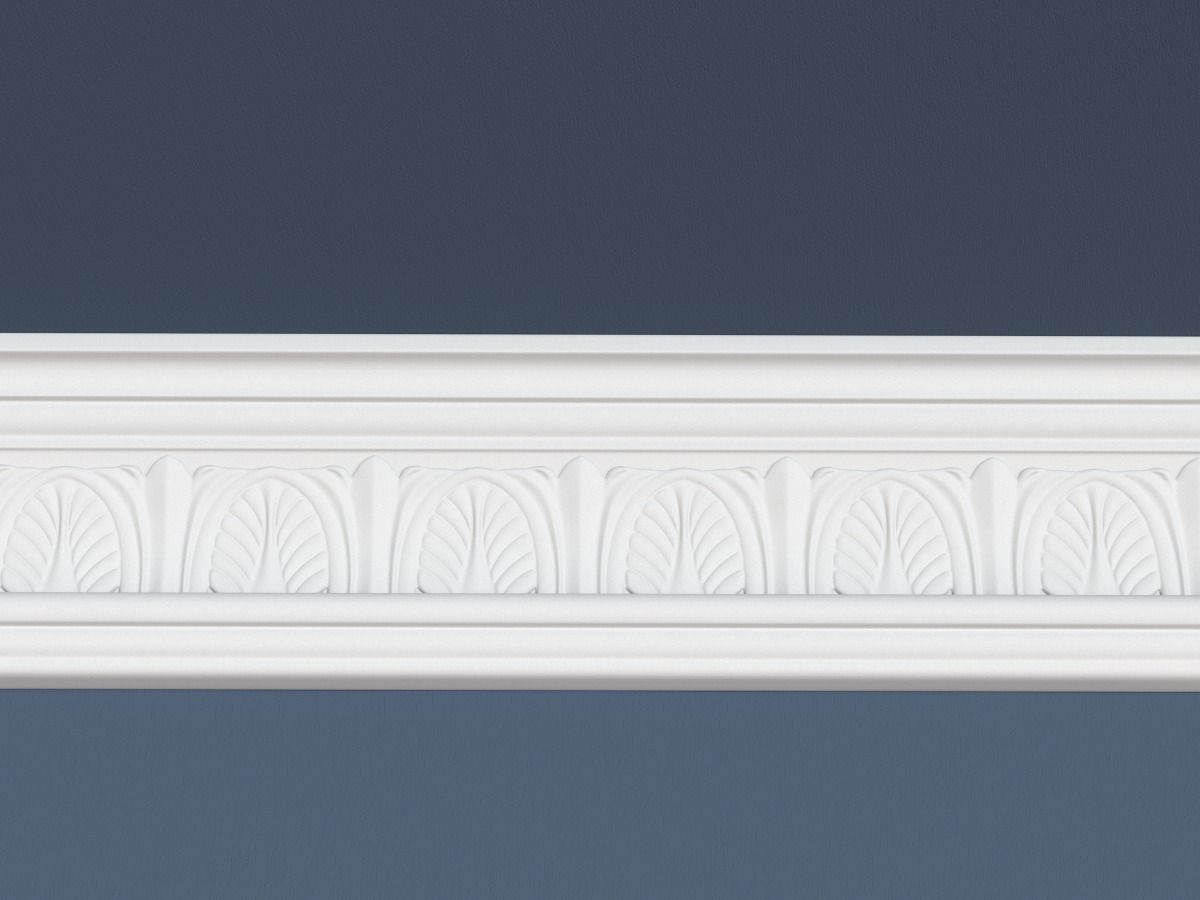 Decorative Crown Molding 3D model_1