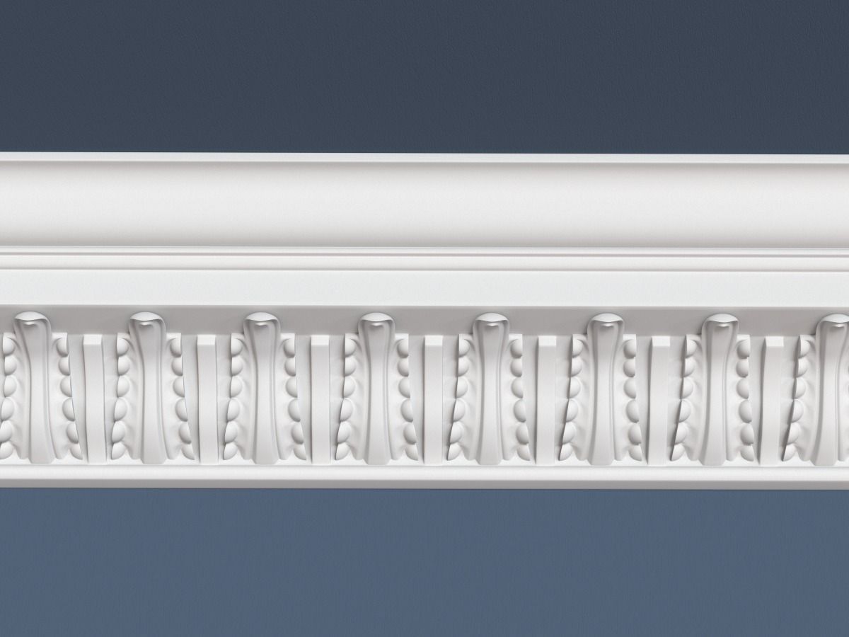 Decorative Crown Molding 3D model_1
