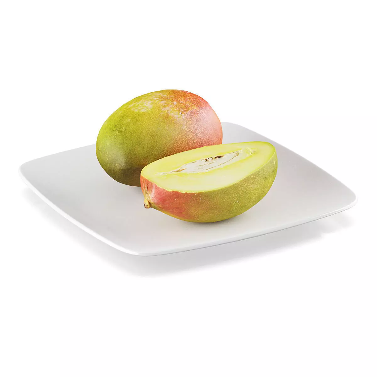 Mango fruits 3D model_0