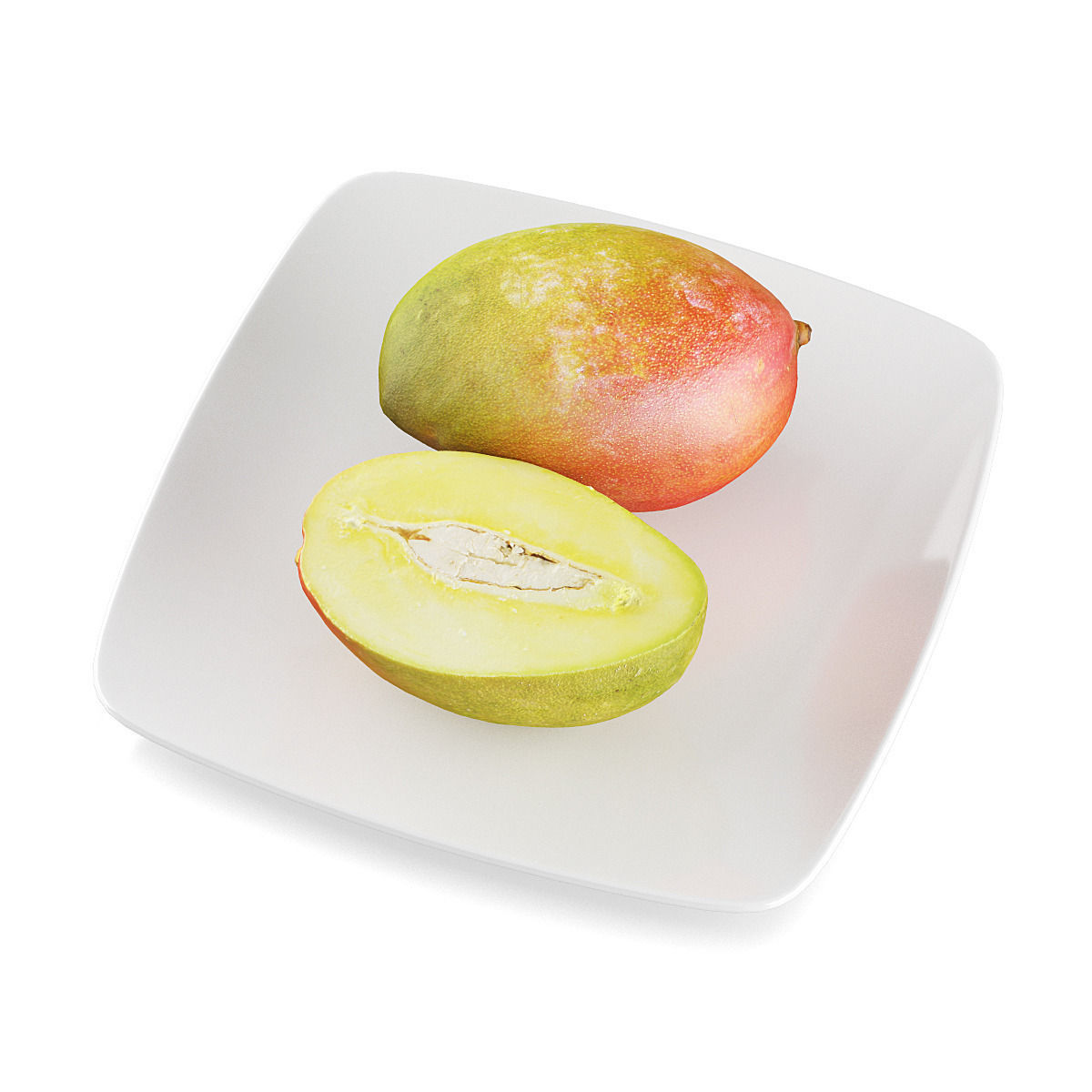 Mango fruits 3D model_4