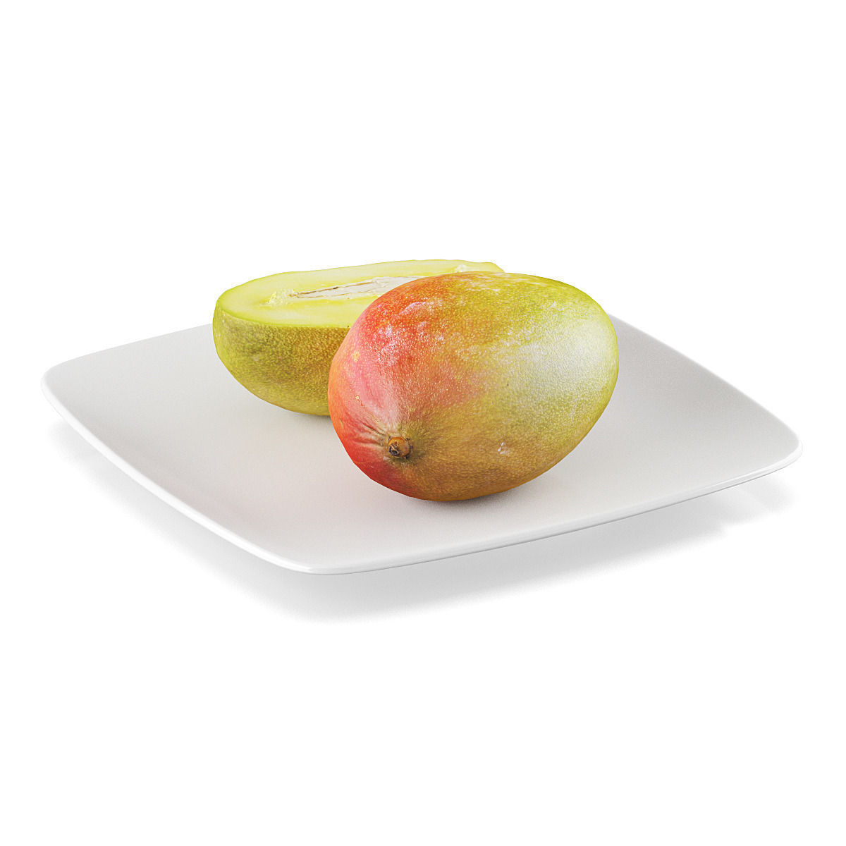 Mango fruits 3D model_2