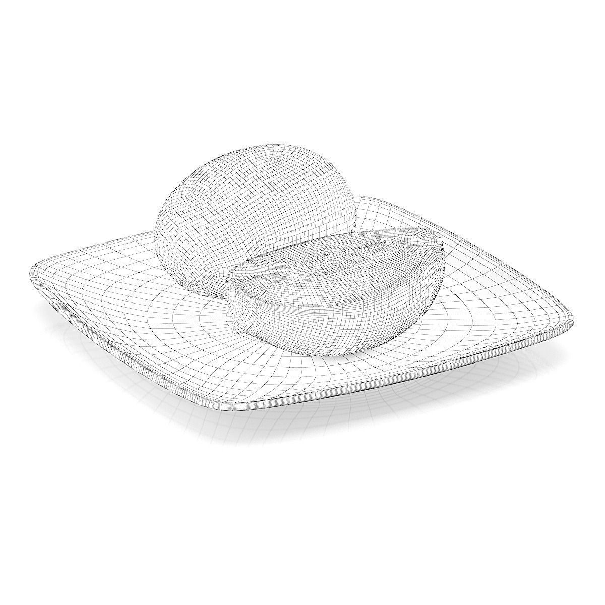 Mango fruits 3D model_1