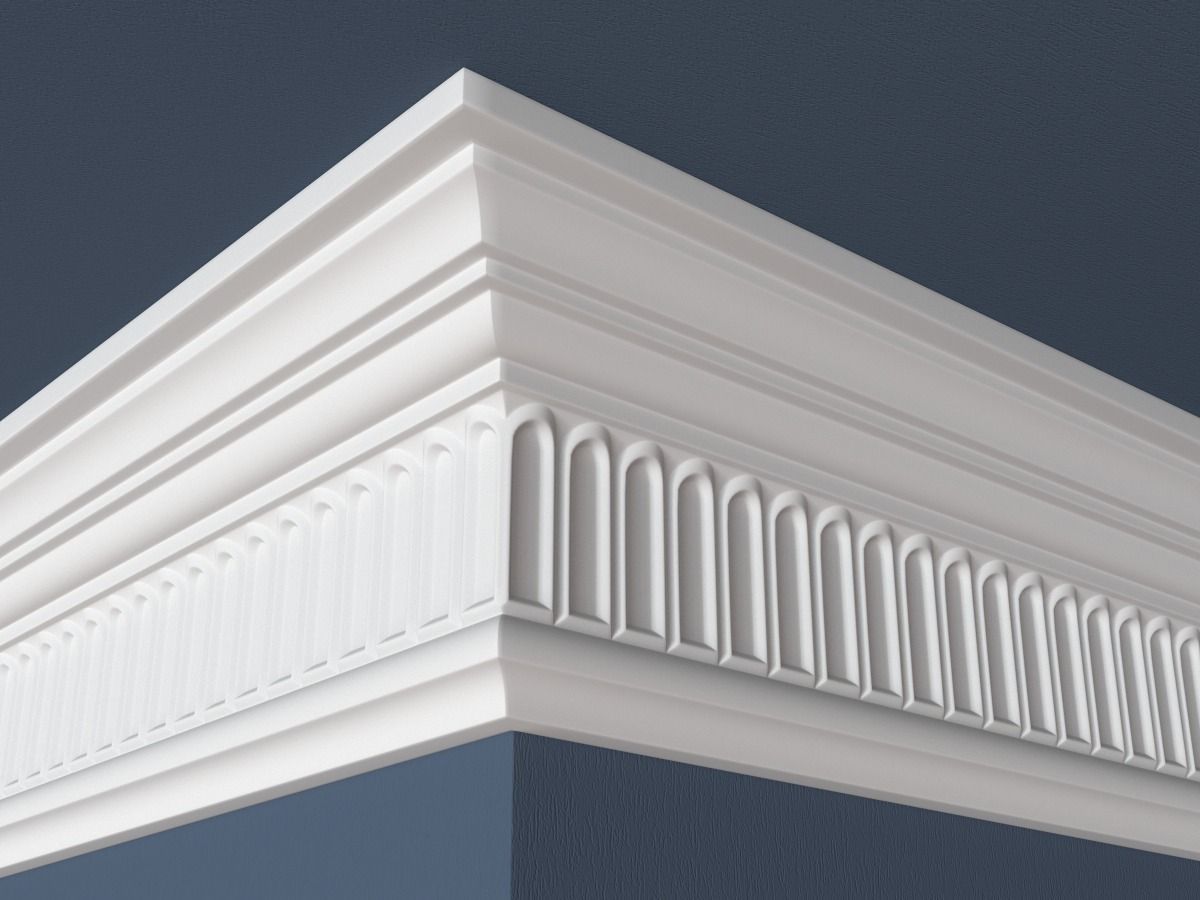 30 Crown Molding Collection  3D model_28