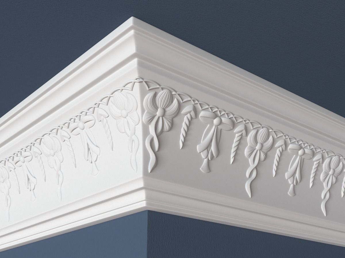 30 Crown Molding Collection  3D model_17