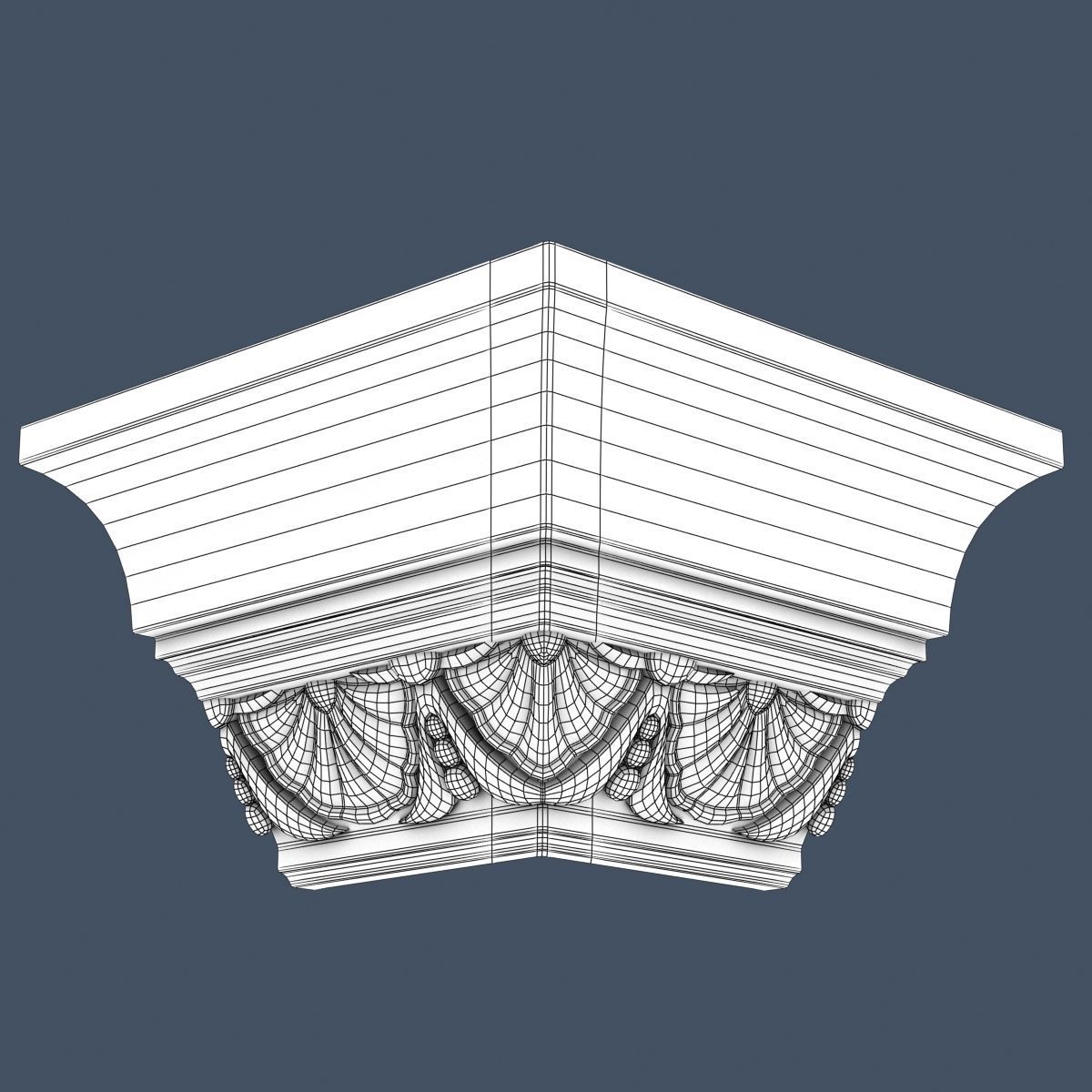 30 Crown Molding Collection  3D model_56