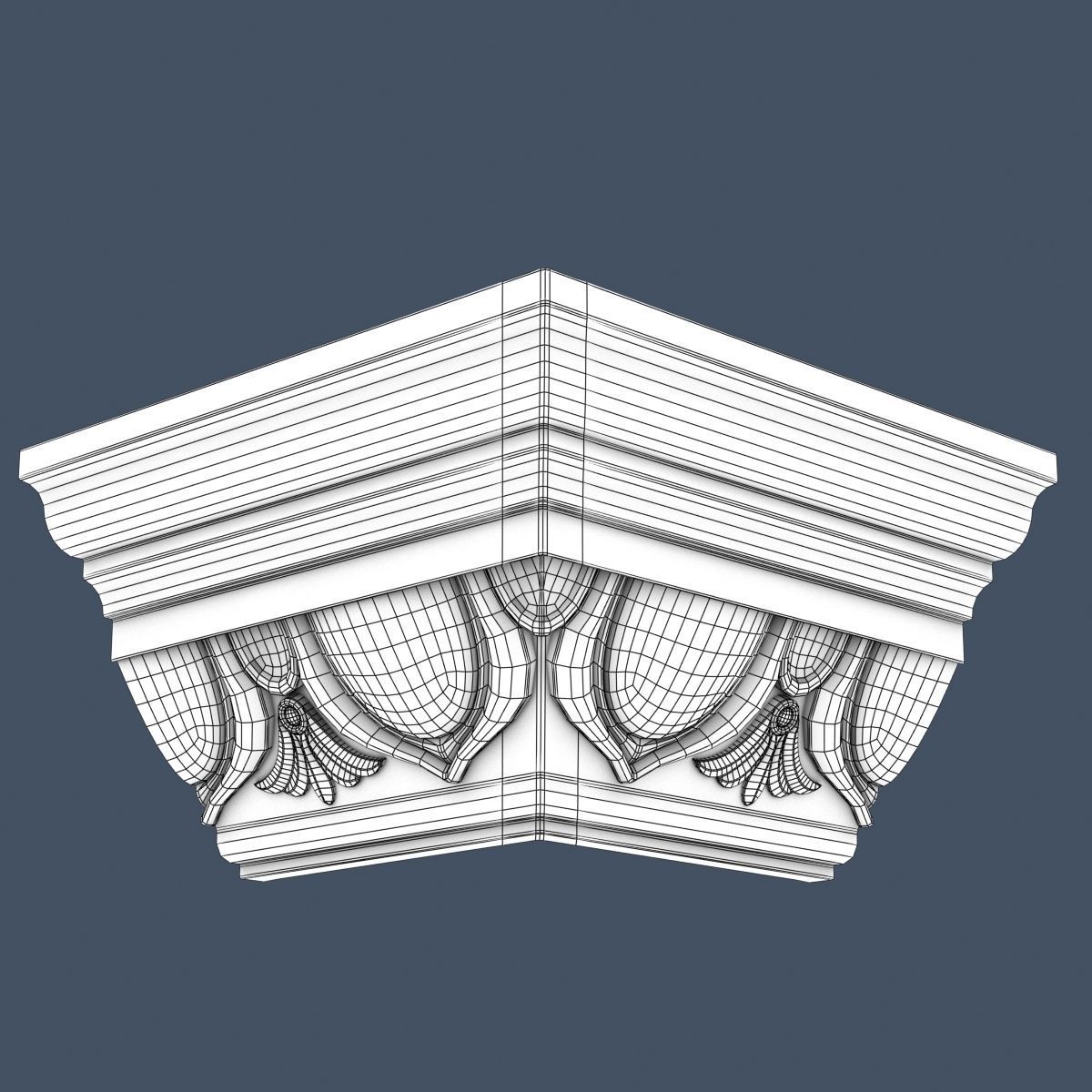 30 Crown Molding Collection  3D model_47