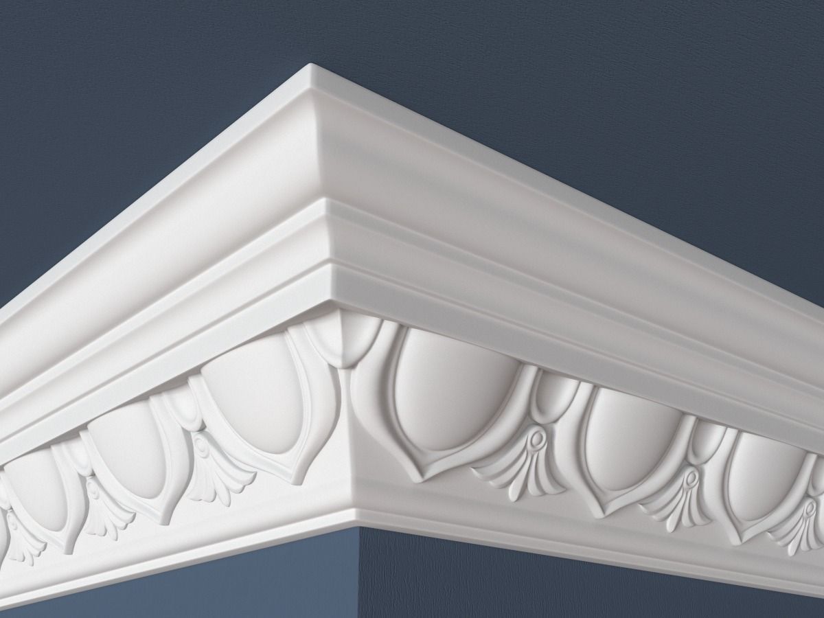 30 Crown Molding Collection  3D model_18