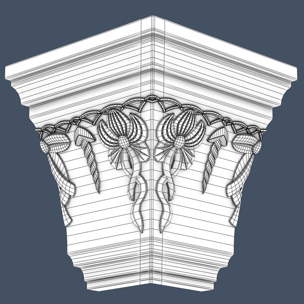 30 Crown Molding Collection  3D model_48