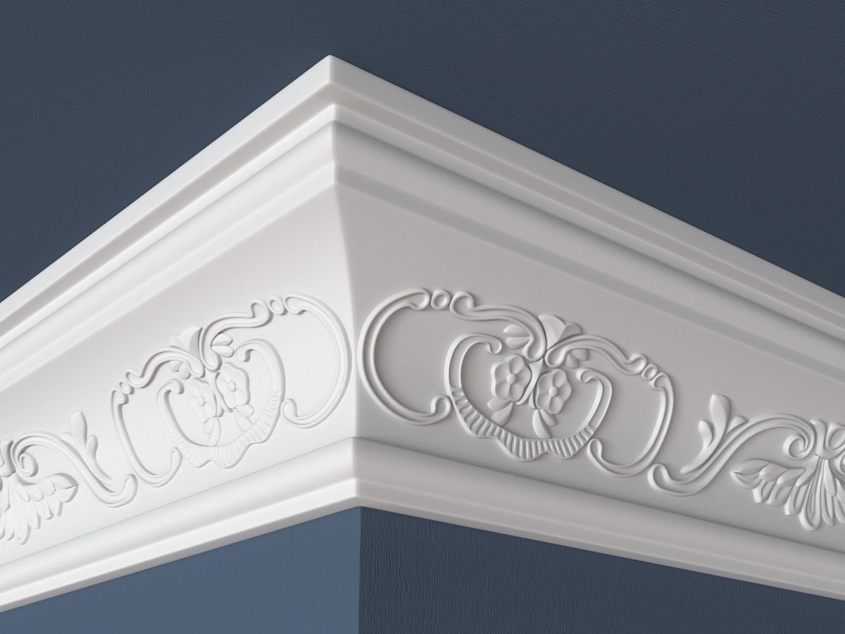 30 Crown Molding Collection  3D model_23