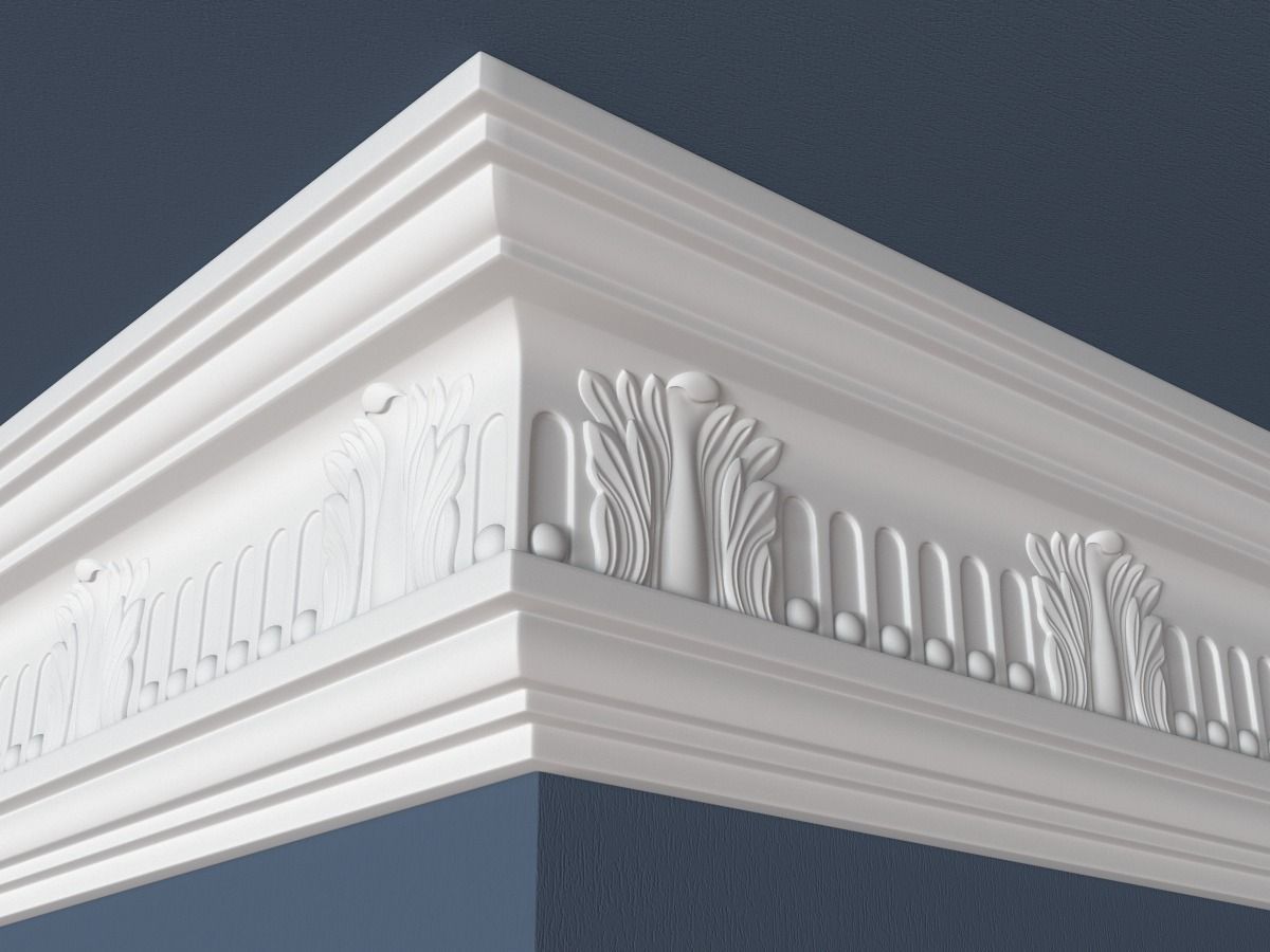 30 Crown Molding Collection  3D model_13