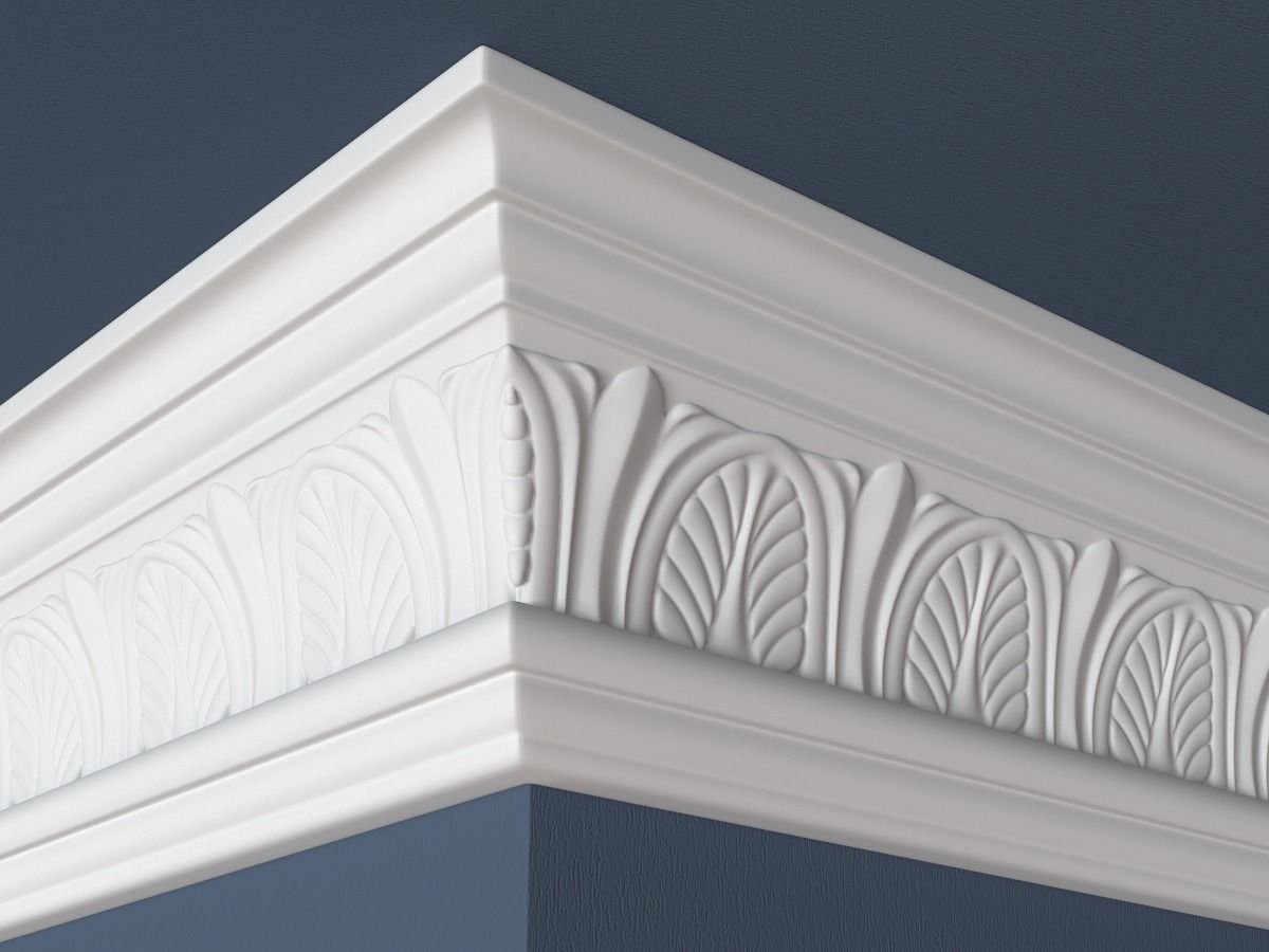 30 Crown Molding Collection  3D model_22