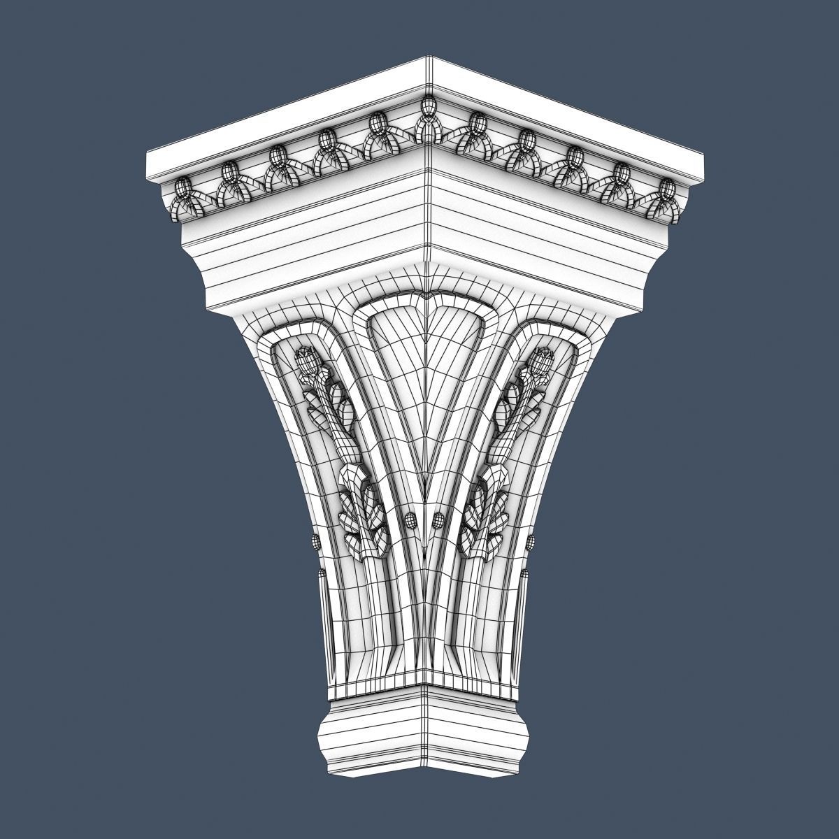 30 Crown Molding Collection  3D model_42