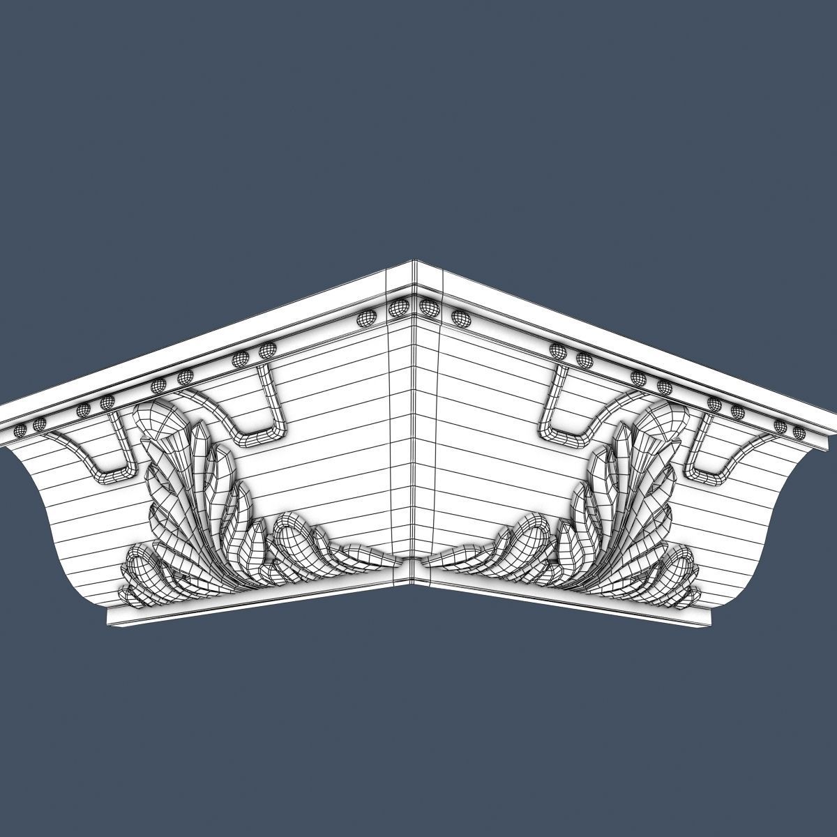 30 Crown Molding Collection  3D model_39