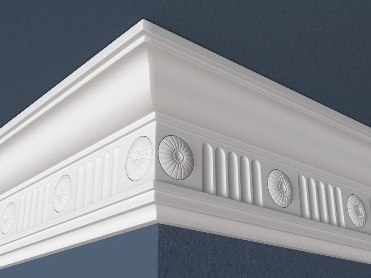 30 Crown Molding Collection  3D model_14