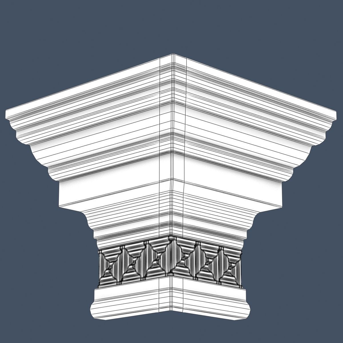 30 Crown Molding Collection  3D model_59