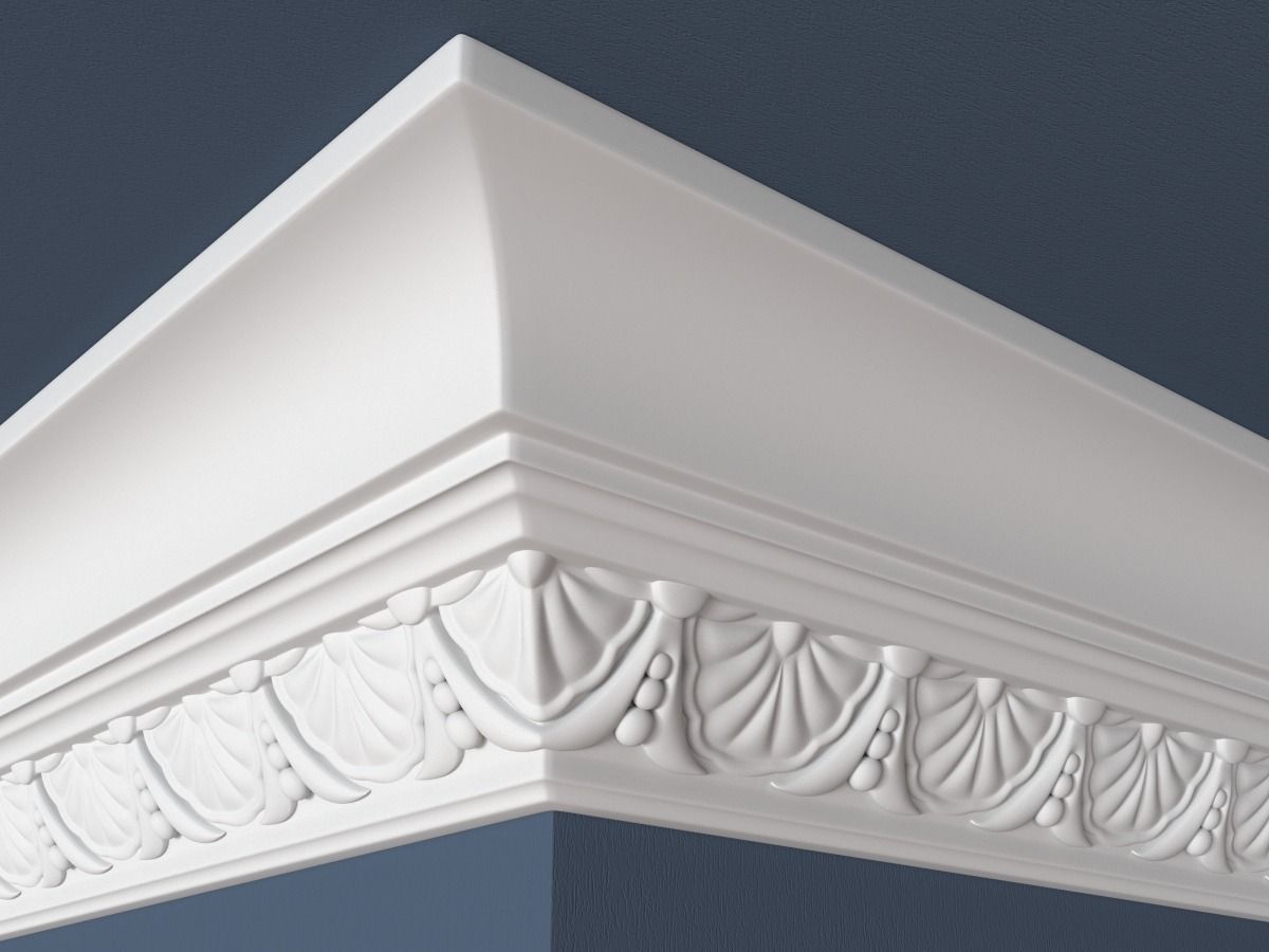 30 Crown Molding Collection  3D model_25