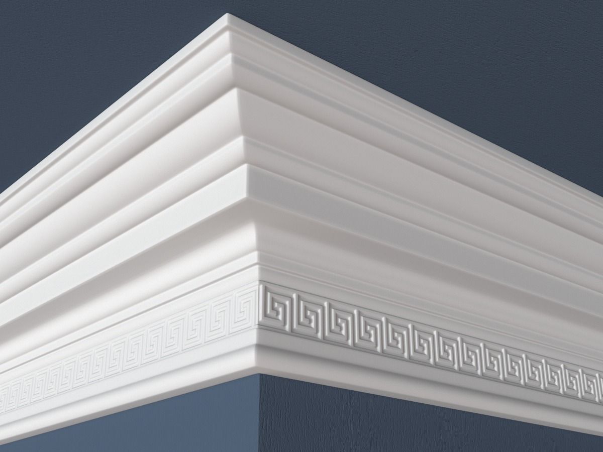 30 Crown Molding Collection  3D model_29