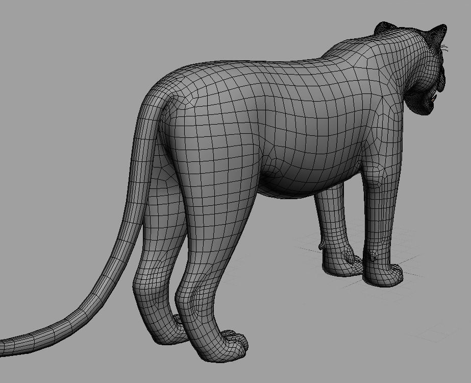 Unique Feline Pack - 3d lion model 3D model_156
