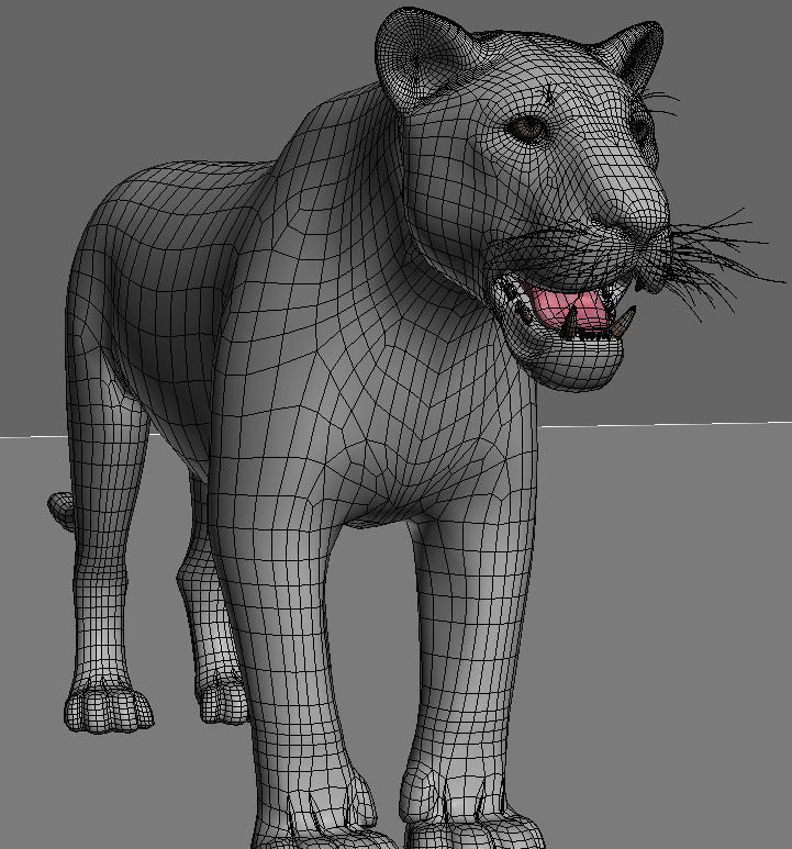 Unique Feline Pack - 3d lion model 3D model_134