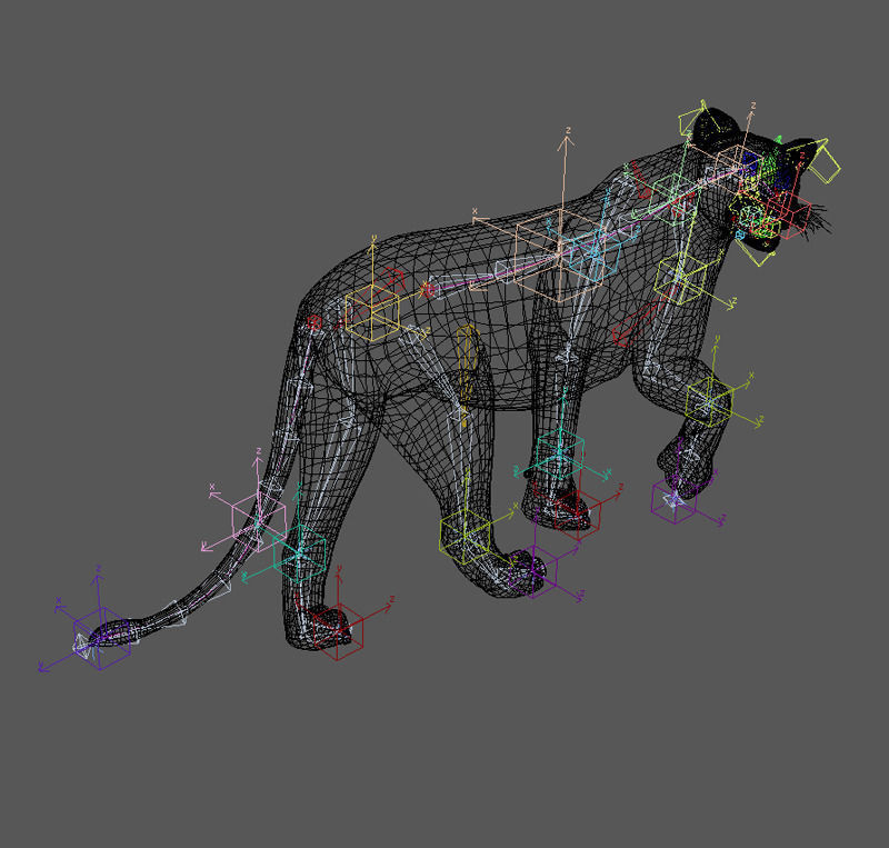 Unique Feline Pack - 3d lion model 3D model_86