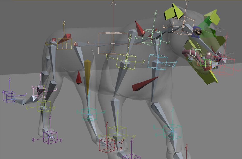 Unique Feline Pack - 3d lion model 3D model_132