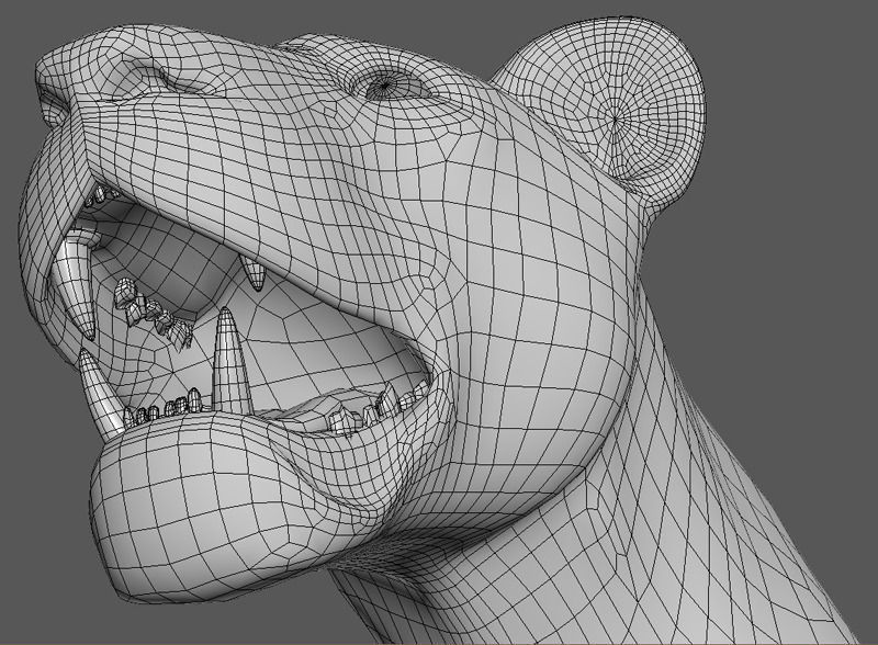 Unique Feline Pack - 3d lion model 3D model_104