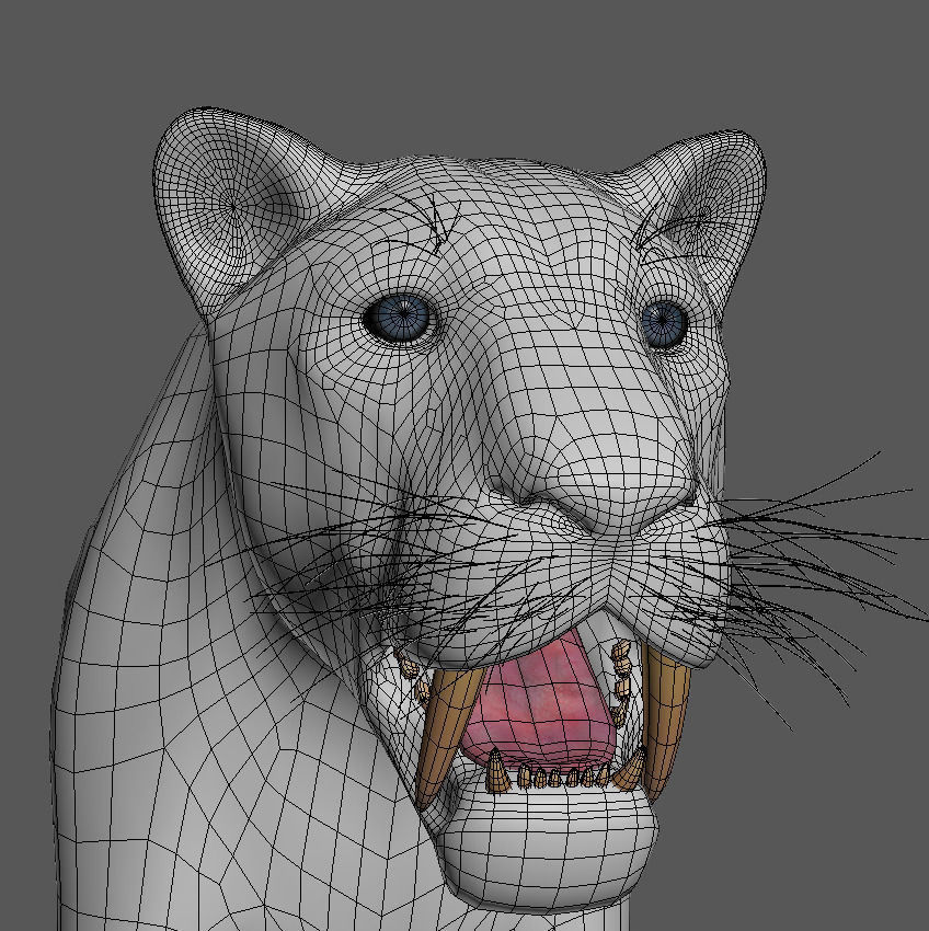 Unique Feline Pack - 3d lion model 3D model_115