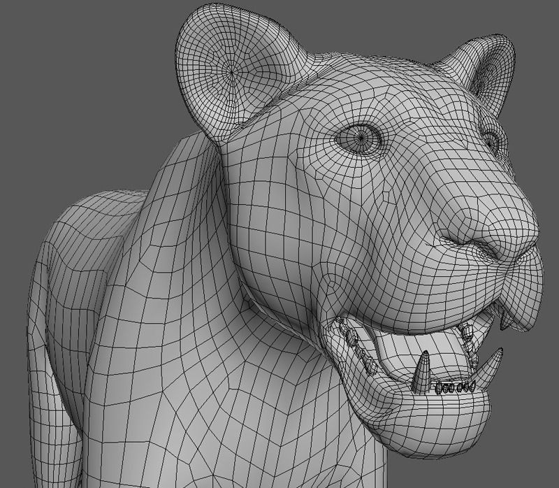 Unique Feline Pack - 3d lion model 3D model_54