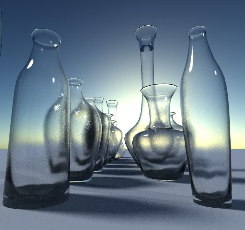 Blender Vases Factory Free low-poly 3D model