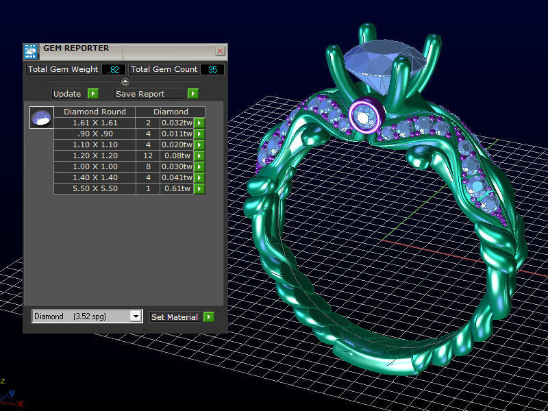 ring engagement04 3D print model_4