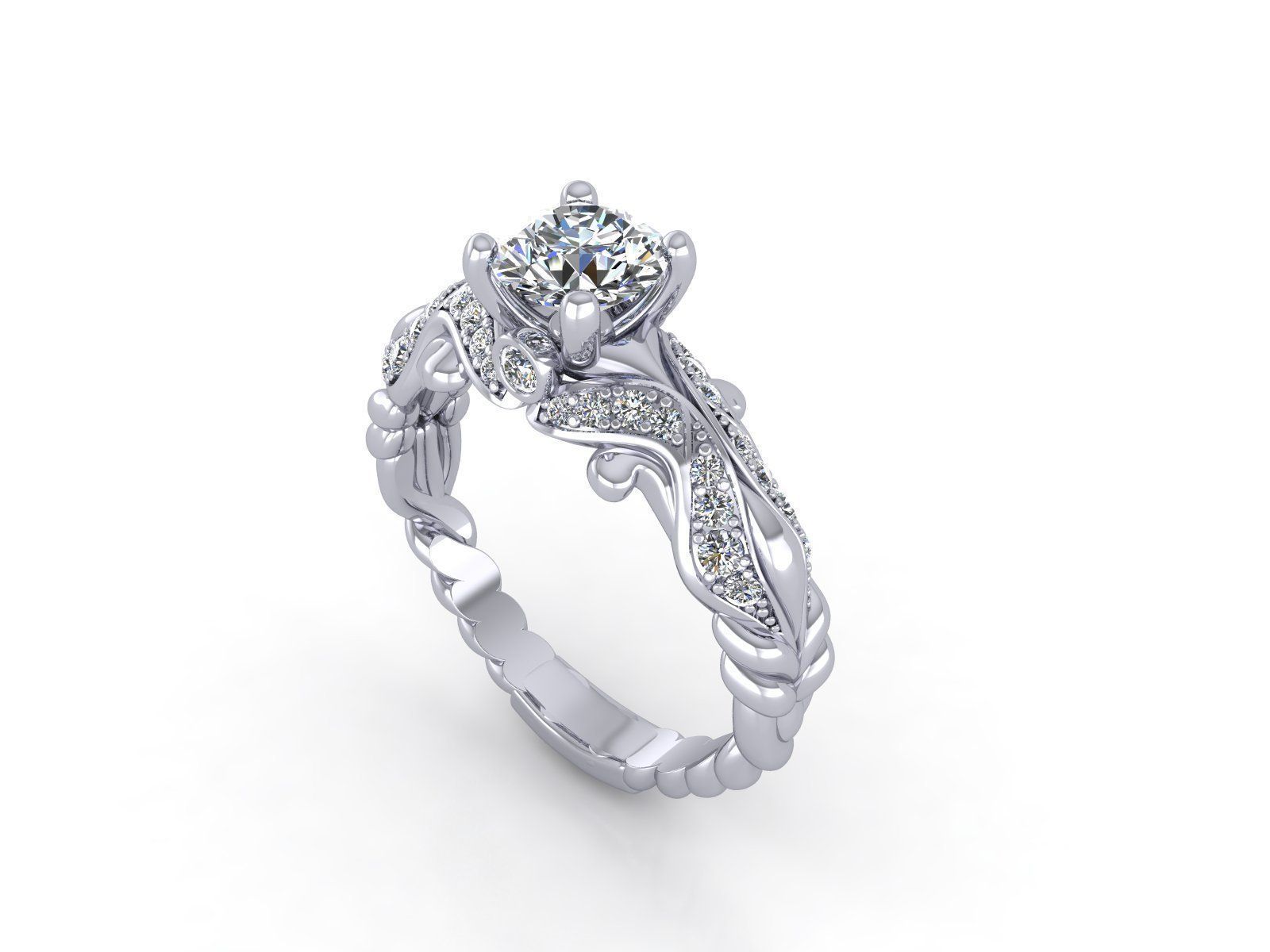 ring engagement04 3D print model_2