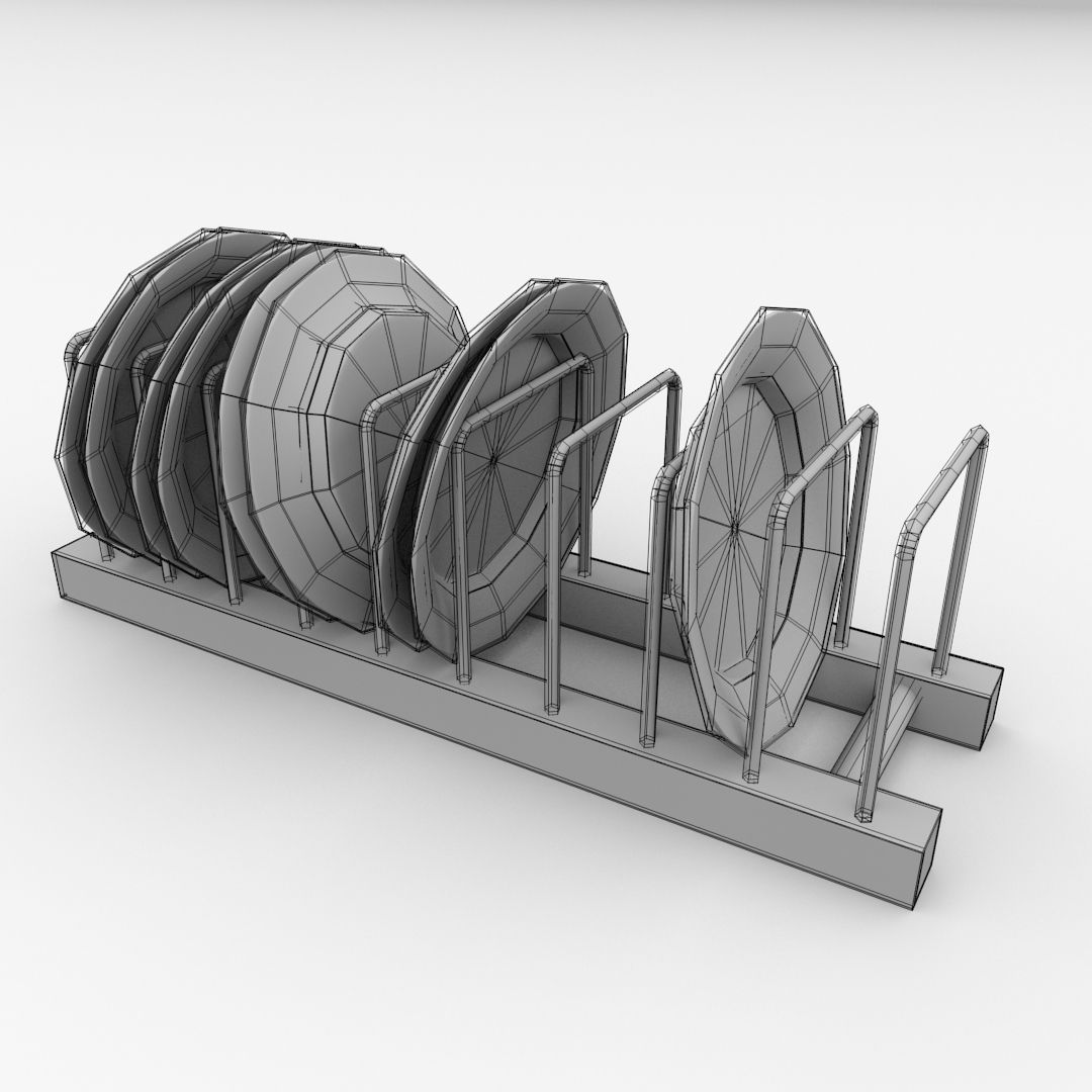 Plate Rack v2 3D model_4
