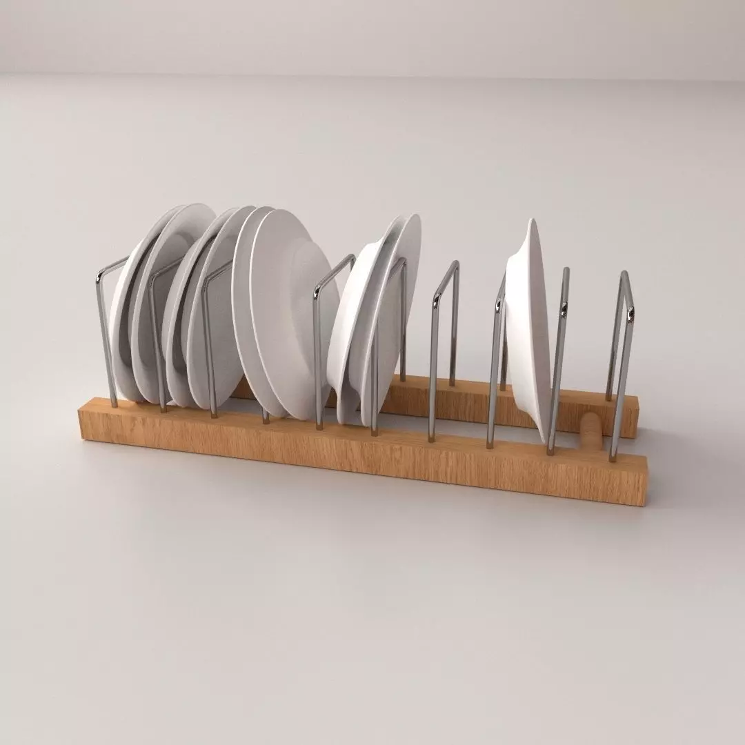 Plate Rack v2 3D model_0