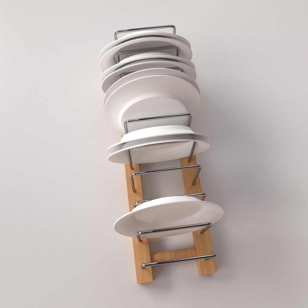 Plate Rack v2 3D model_1