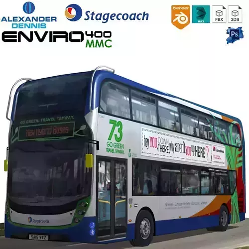 Alexander Dennis Enviro 400MMC Stagecoach livery