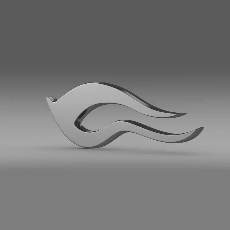 Tramontana Logo 3D model_0