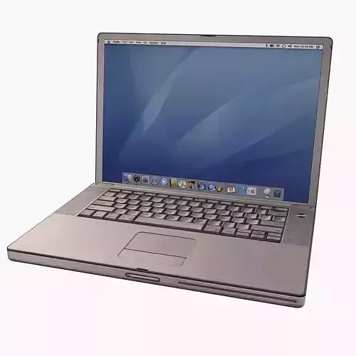 Apple Notebook G4 3D model
