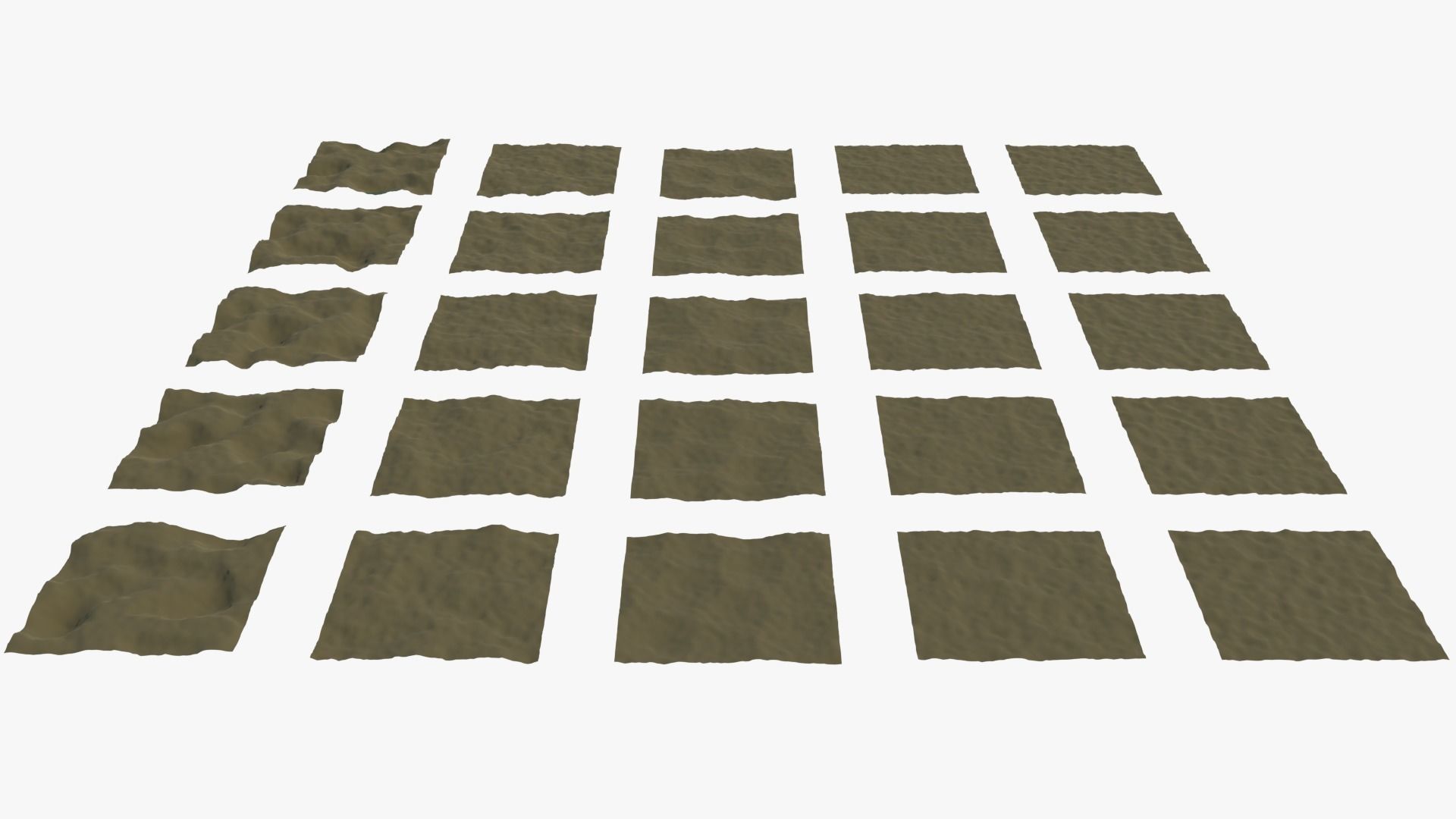 Dirt Terrains Basic 3D model_2