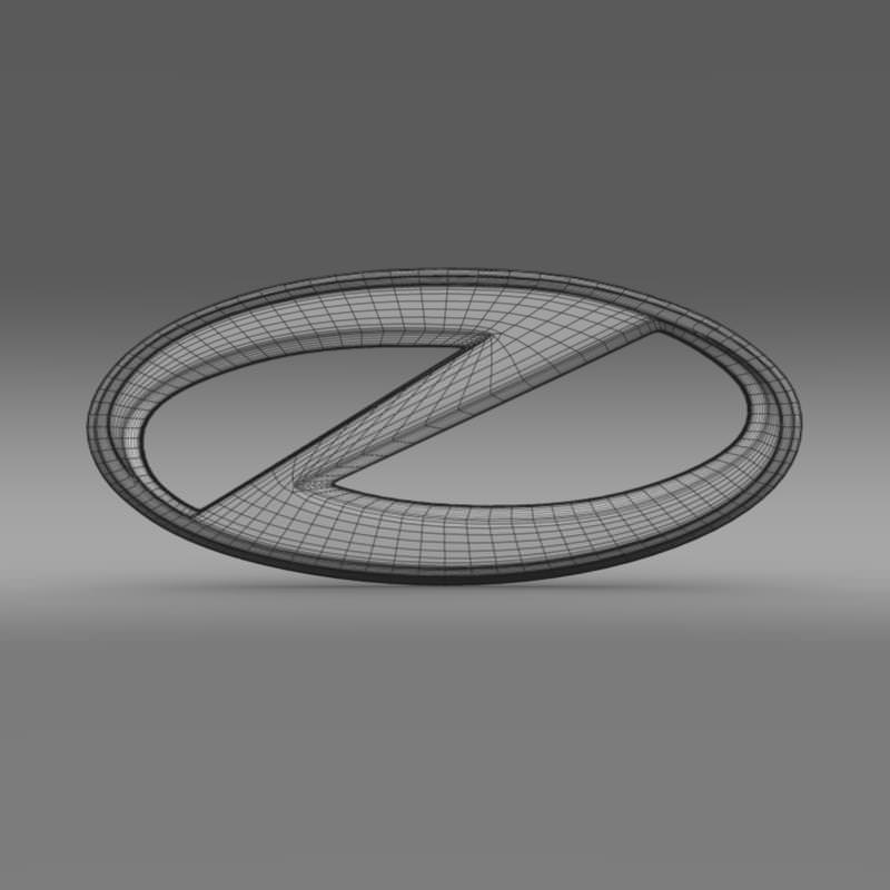 Zastava Logo 3D model_5
